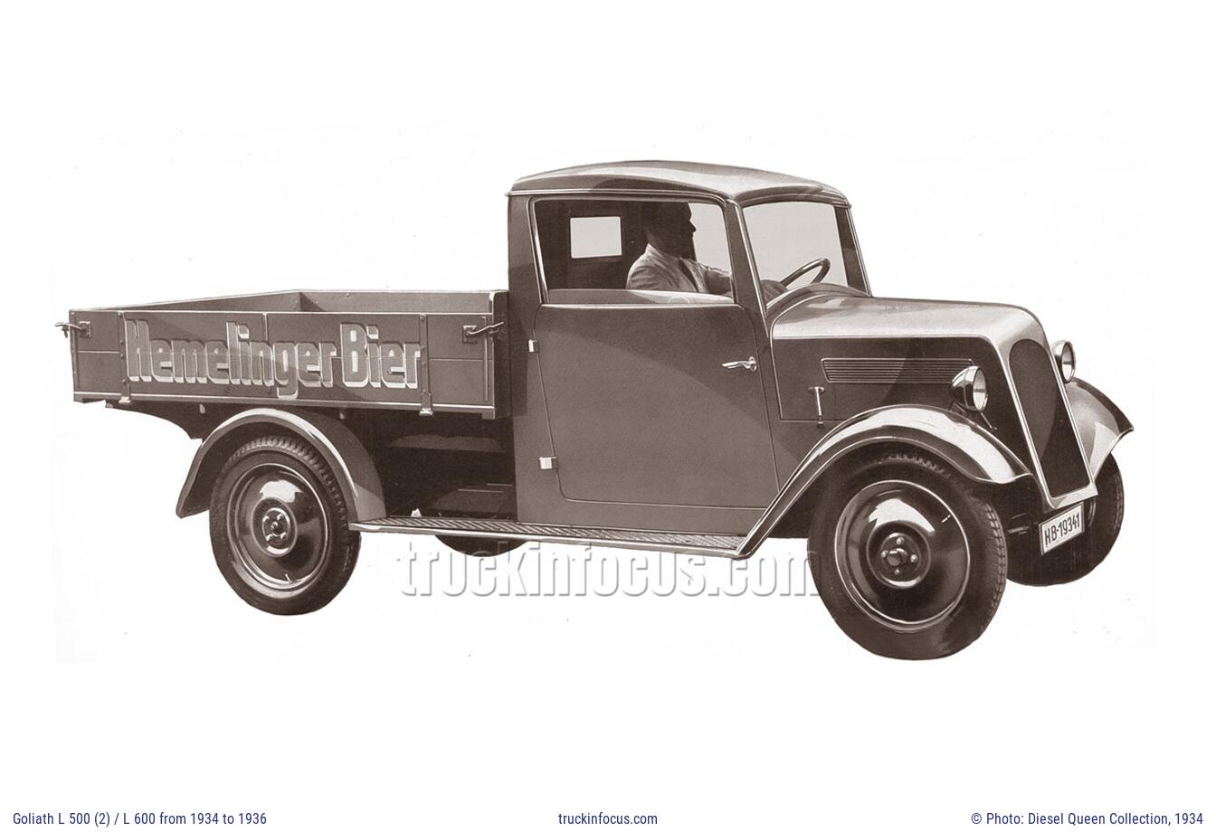 Goliath L 500 (2) / L 600 from 1934 to 1936 Photo 1934