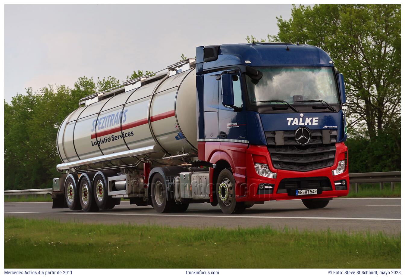 Mercedes Actros 4 a partir de 2011 Foto mayo 2023