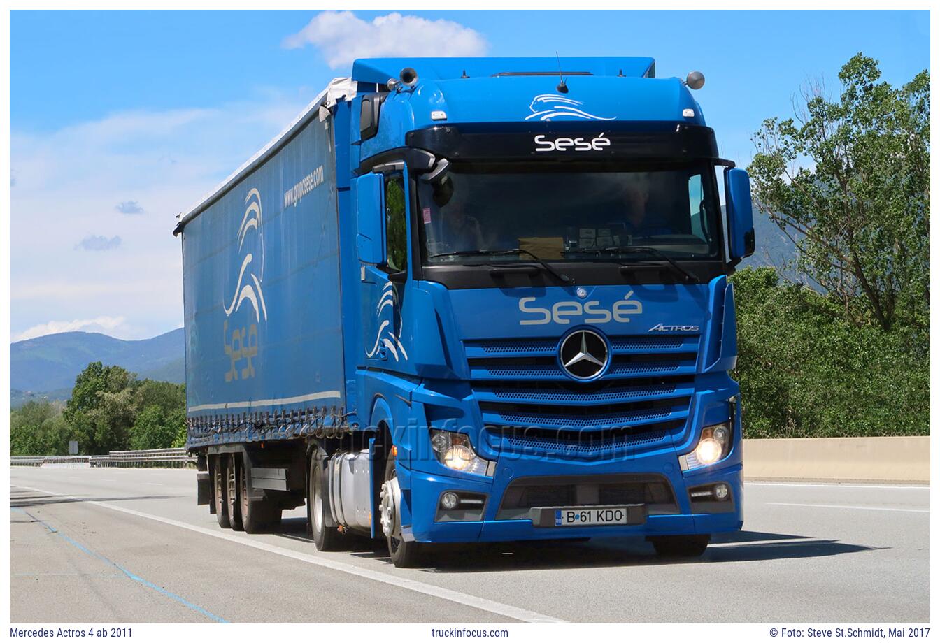 Mercedes Actros 4 ab 2011 Foto Mai 2017