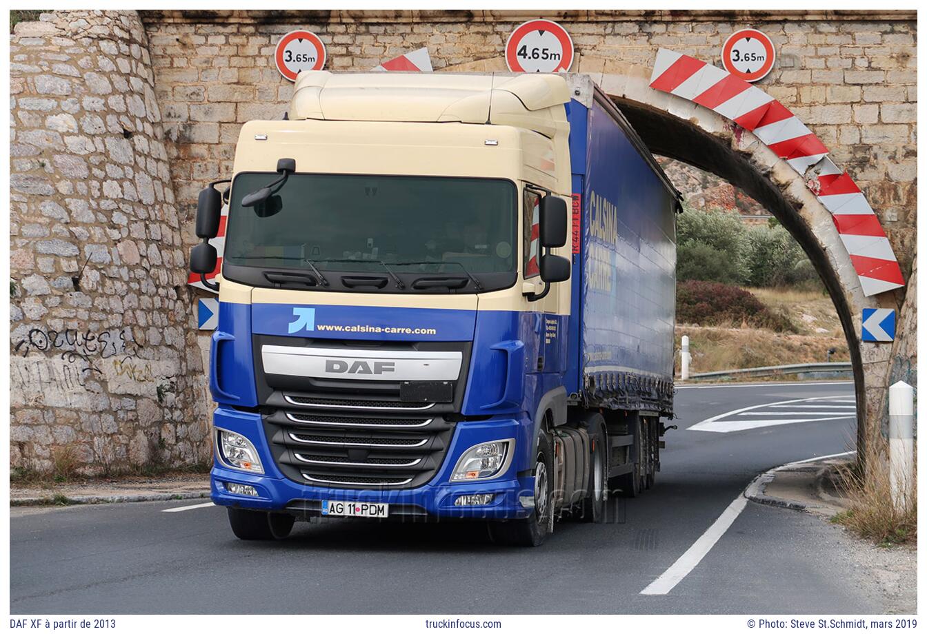 DAF XF à partir de 2013 Photo mars 2019