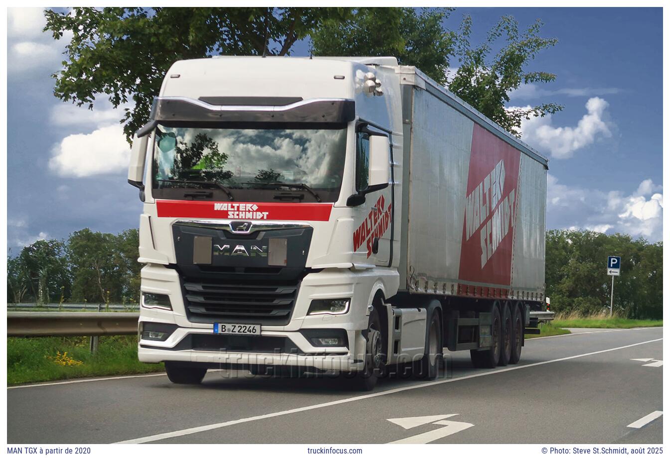 MAN TGX à partir de 2020 Photo août 2025