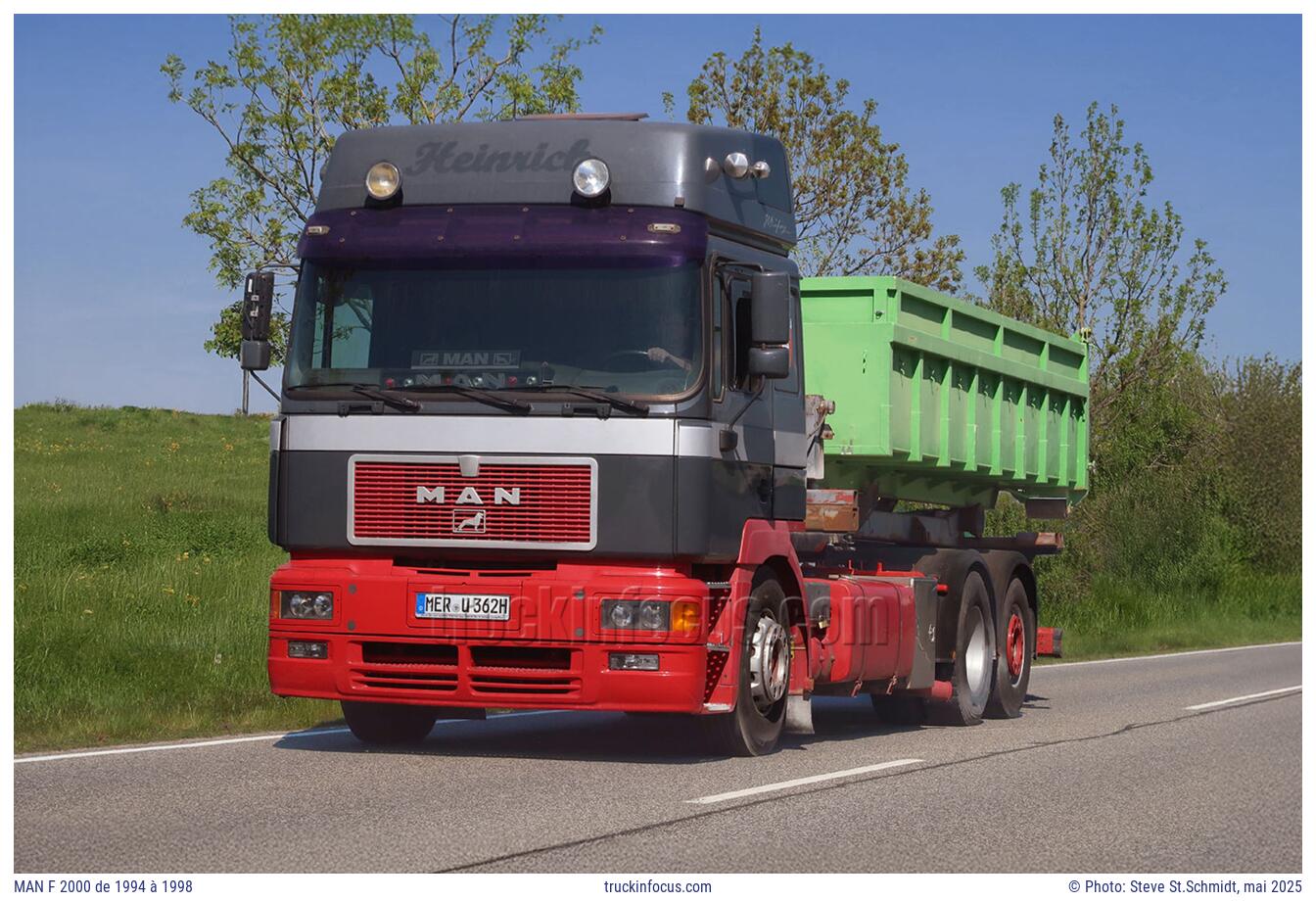 MAN F 2000 de 1994 à 1998 Photo mai 2025