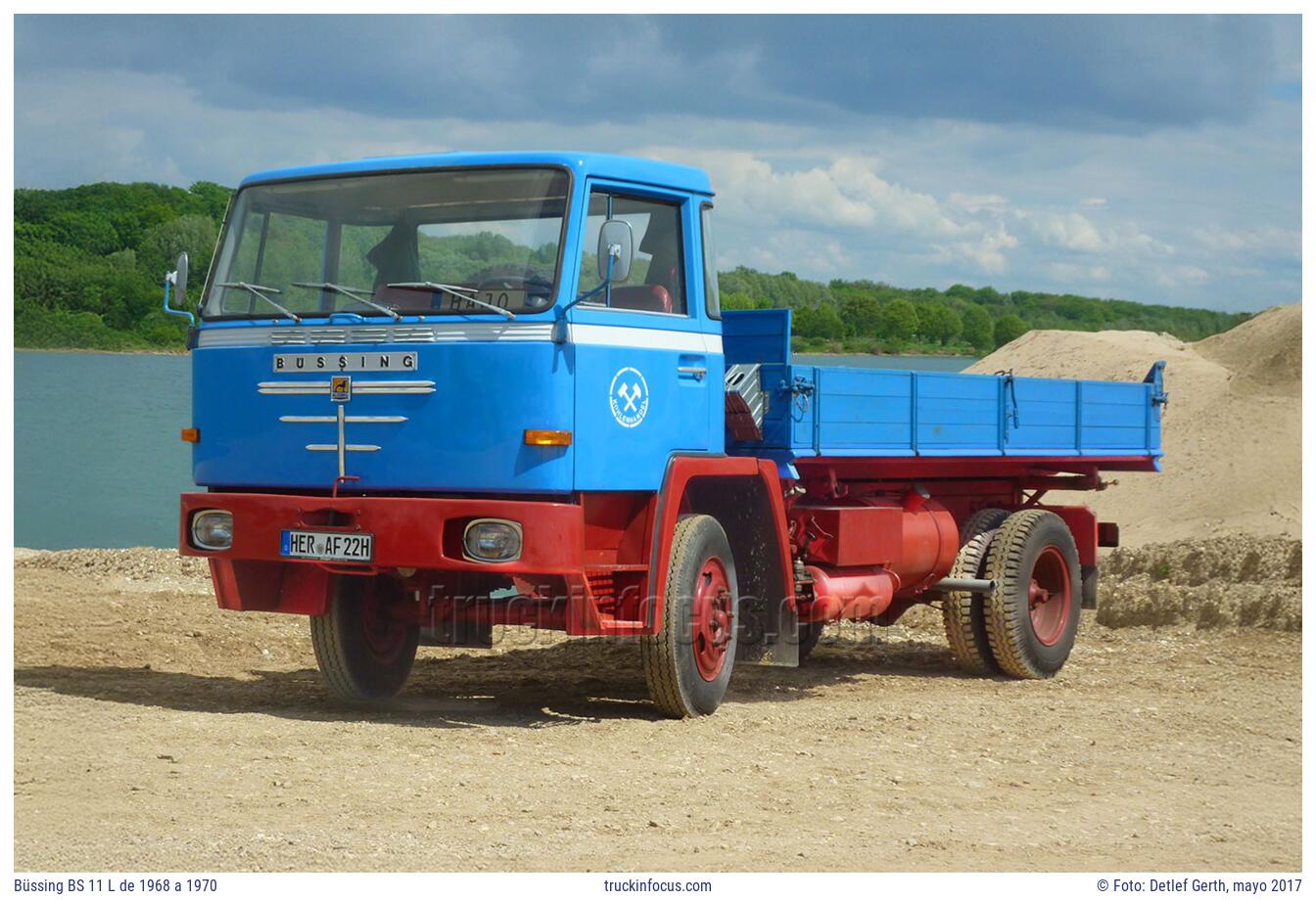 Büssing BS 11 L de 1968 a 1970 Foto mayo 2017