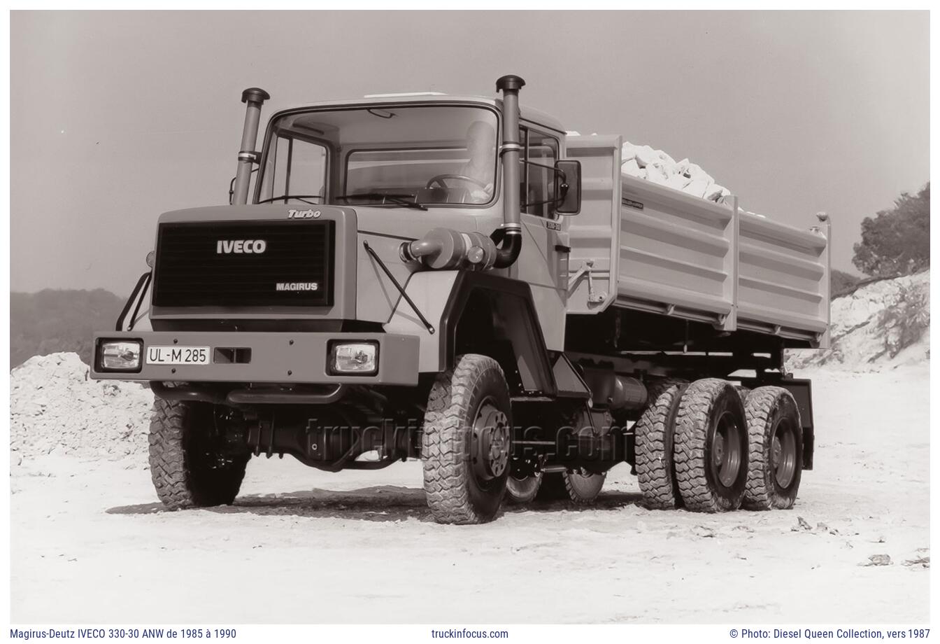 Magirus-Deutz IVECO 330-30 ANW de 1985 à 1990 Photo vers 1987