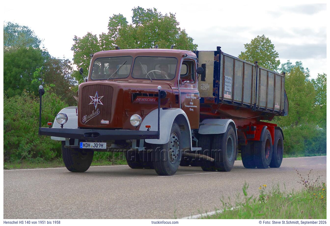 Henschel HS 140 von 1951 bis 1958 Foto September 2026