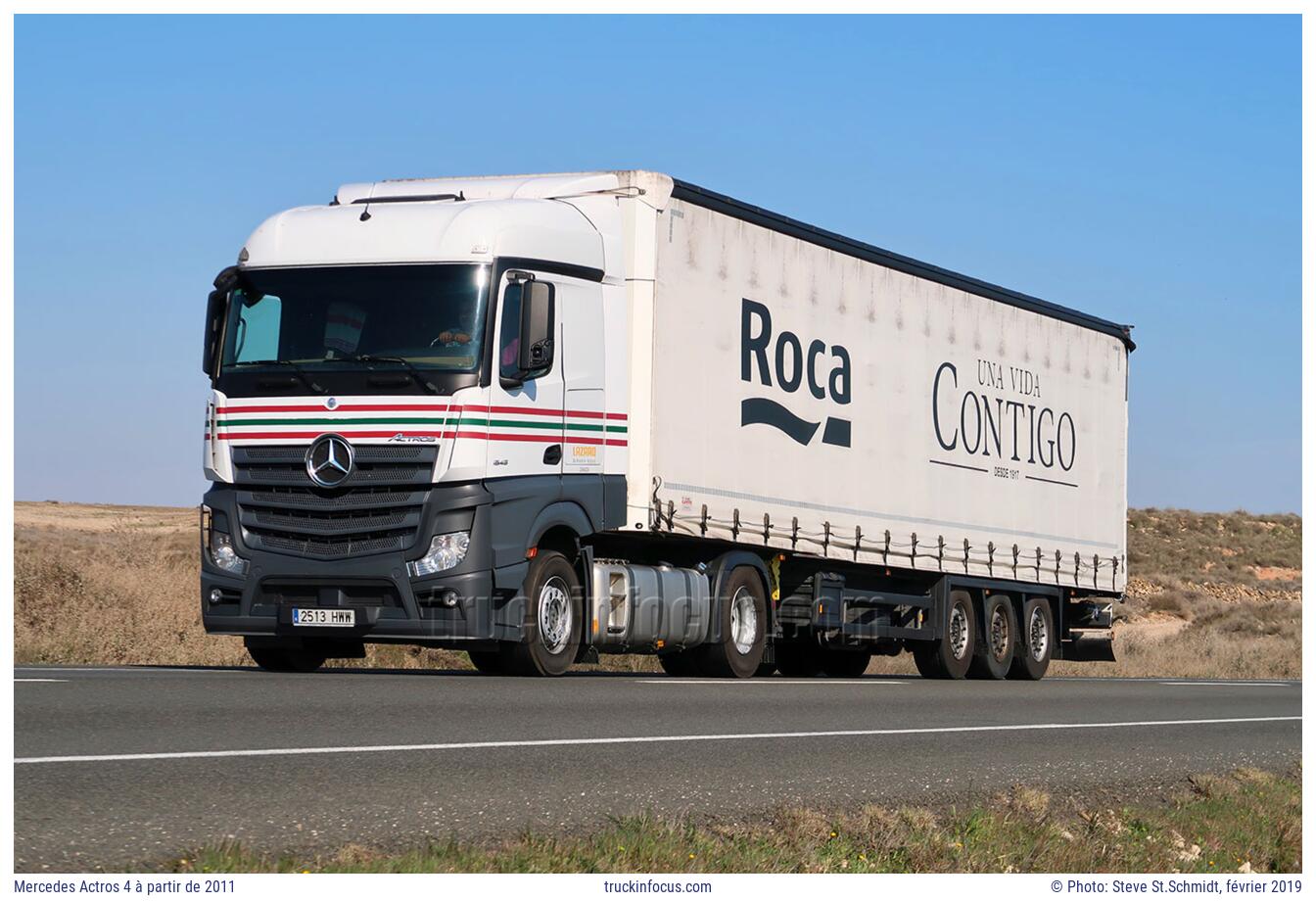 Mercedes Actros 4 à partir de 2011 Photo février 2019