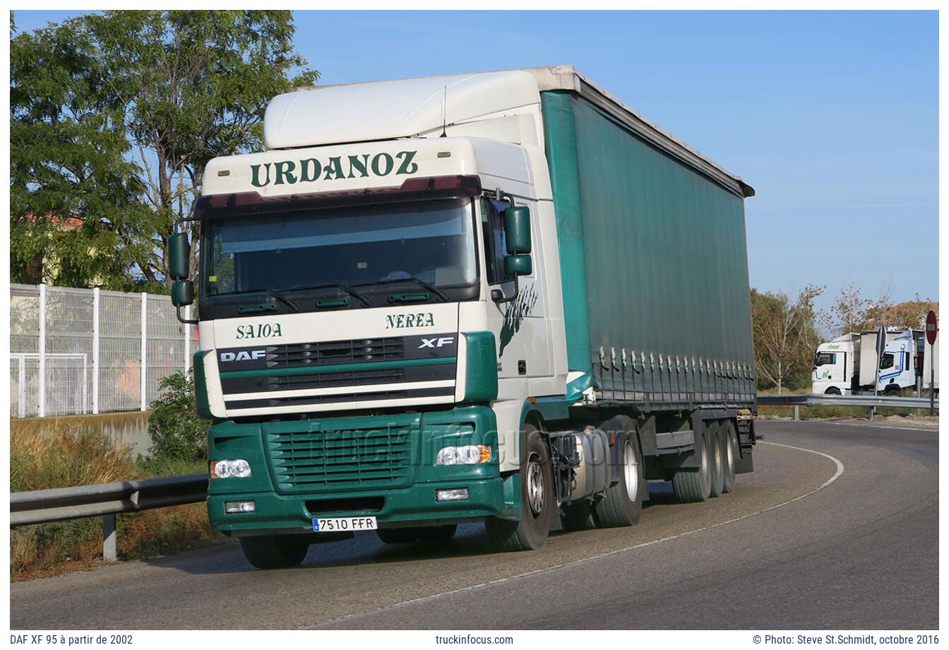 DAF XF 95 à partir de 2002 Photo octobre 2016