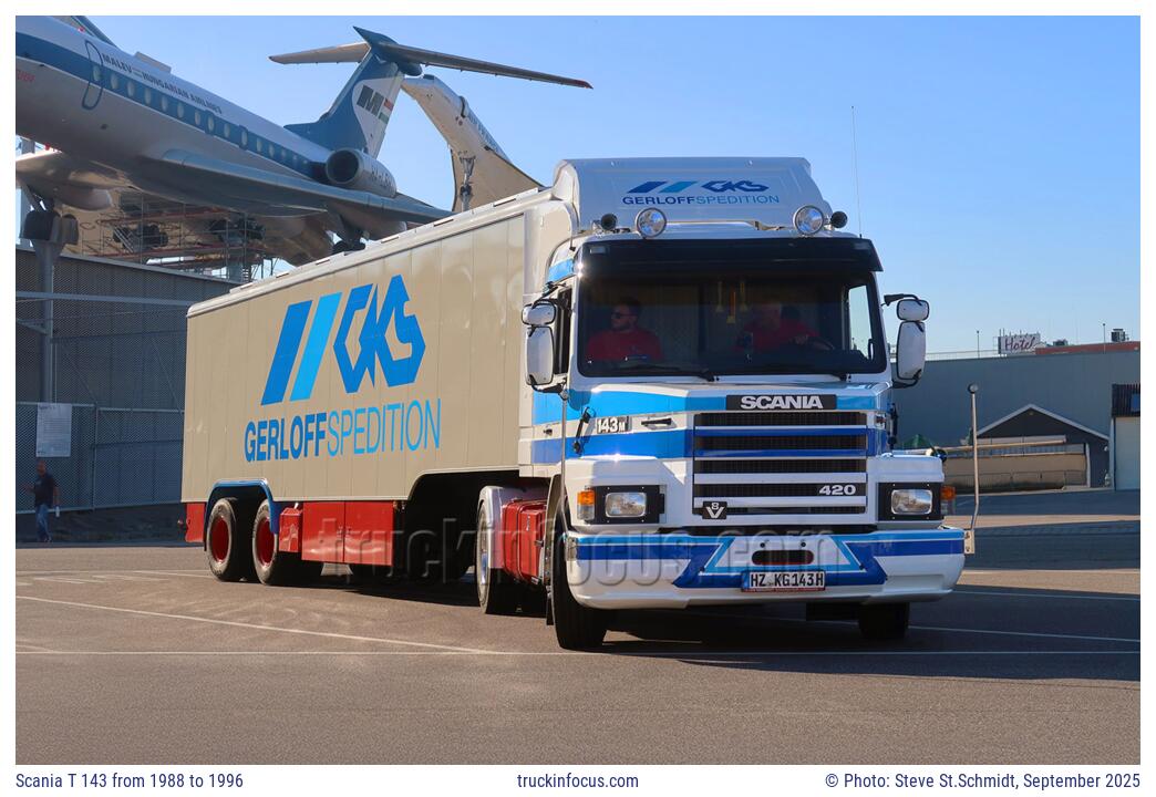 Scania T 143 from 1988 to 1996 Photo September 2025
