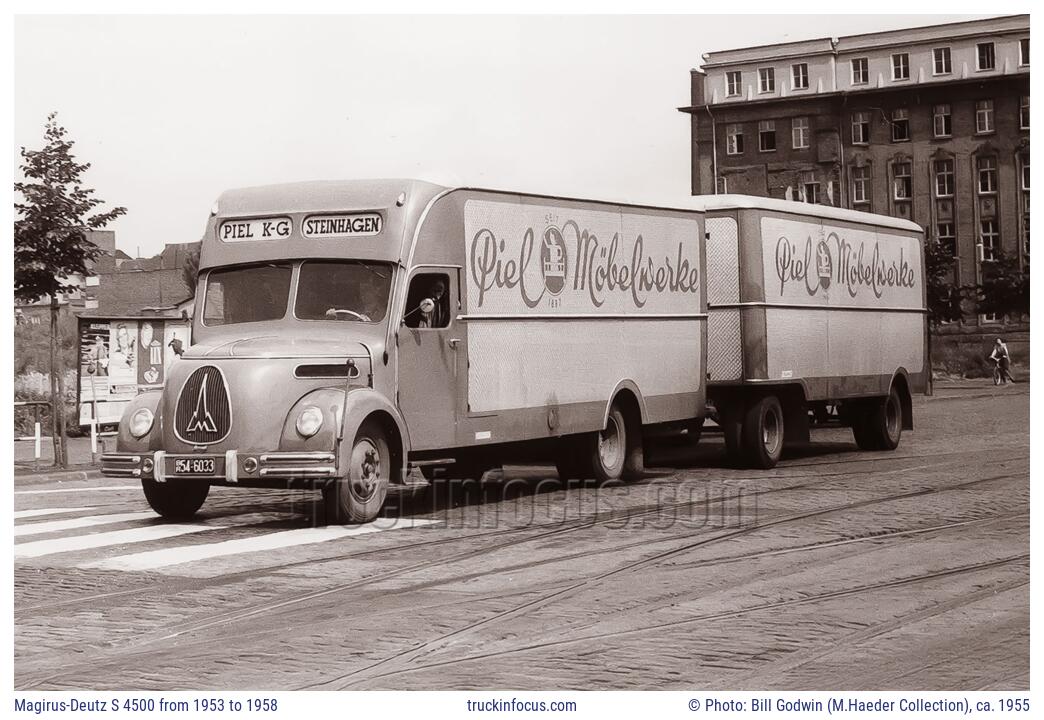 Magirus-Deutz S 4500 from 1953 to 1958 Photo ca. 1955
