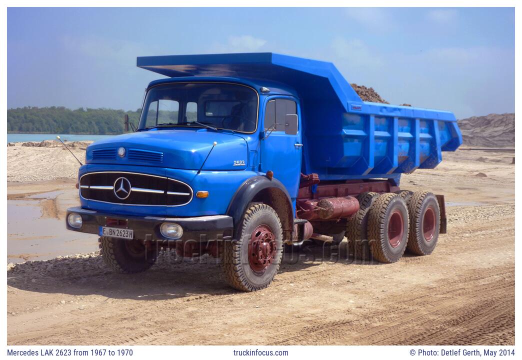 Mercedes LAK 2623 from 1967 to 1970 Photo May 2014