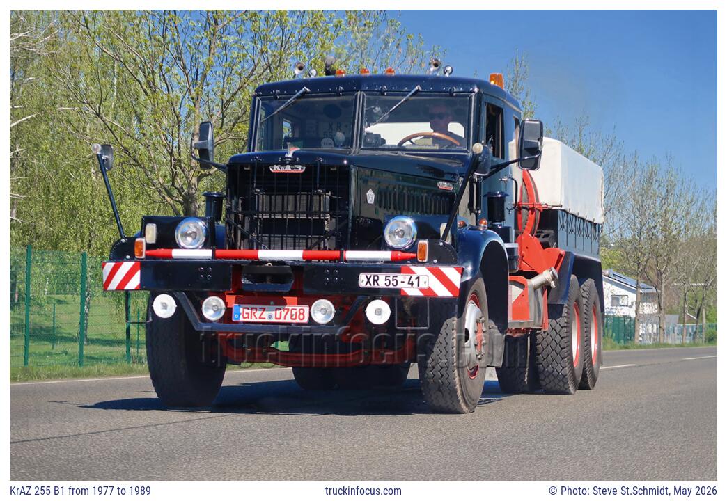 KrAZ 255 B1 from 1977 to 1989 Photo May 2026