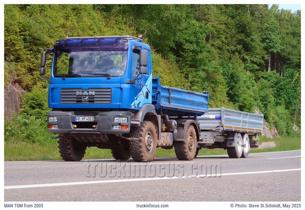 MAN TGM from 2005 Photo May 2025