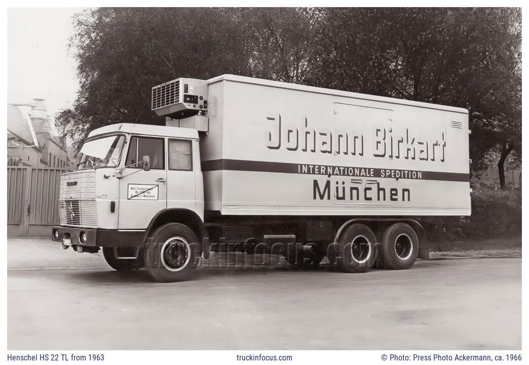 Henschel HS 22 TL from 1963 Photo ca. 1966