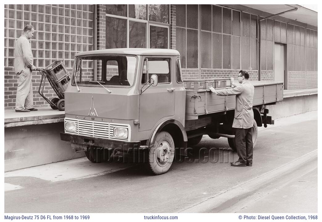 Magirus-Deutz 75 D6 FL from 1968 to 1969 Photo 1968
