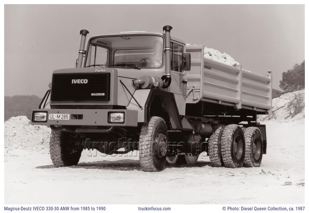 Magirus-Deutz IVECO 330-30 ANW from 1985 to 1990 Photo ca. 1987