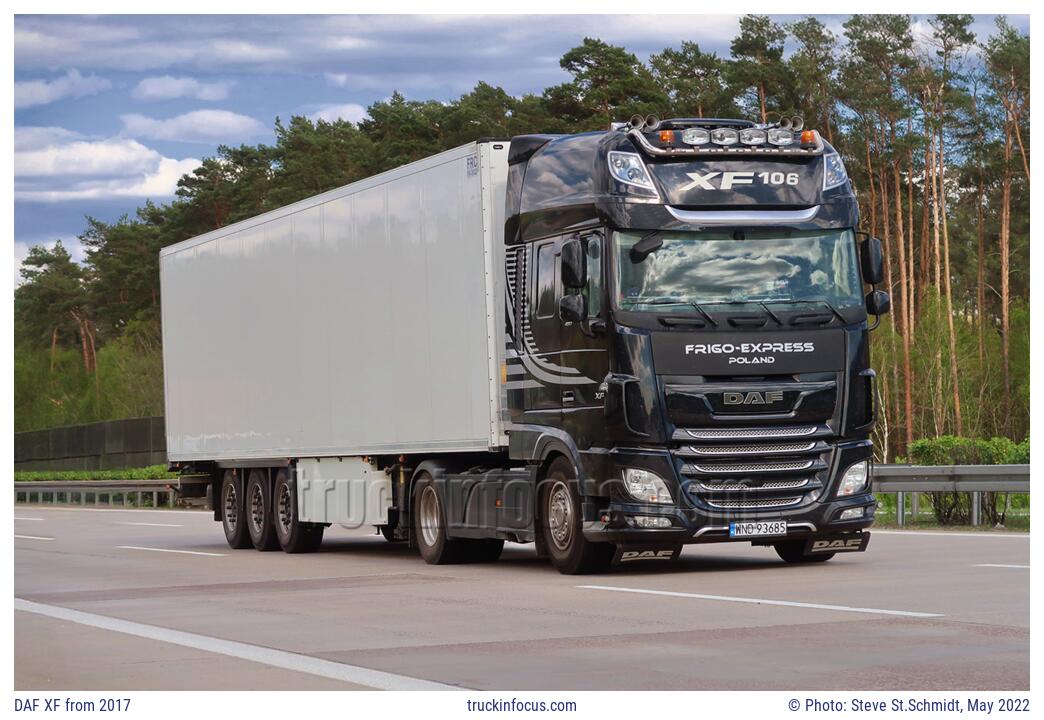 DAF XF from 2017 Photo May 2022