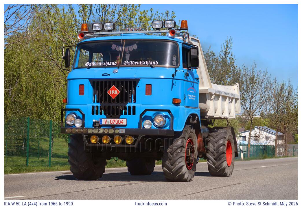 IFA W 50 LA (4x4) from 1965 to 1990 Photo May 2026