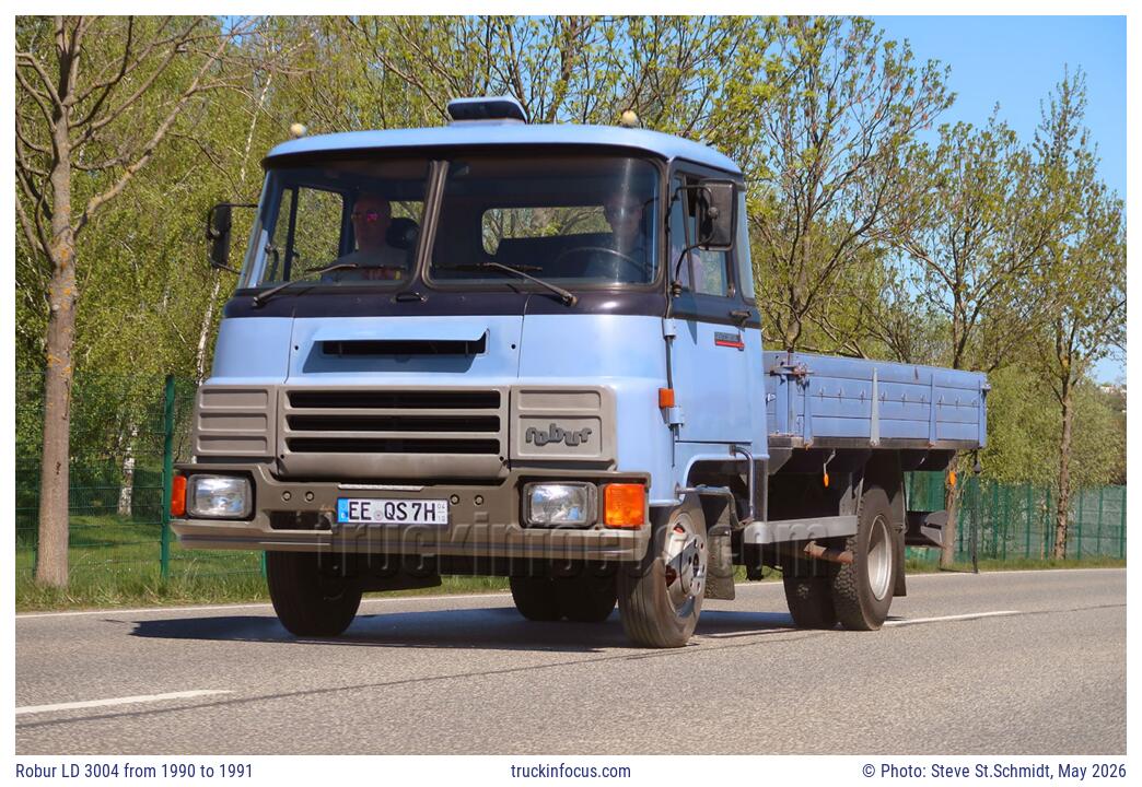 Robur LD 3004 from 1990 to 1991 Photo May 2026