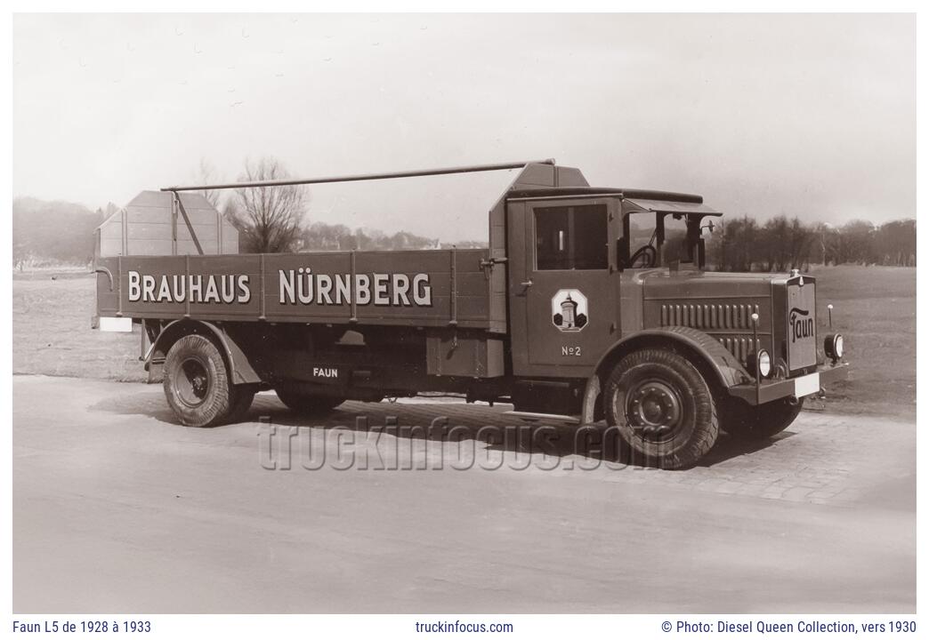 Faun L5 de 1928 à 1933 Photo vers 1930