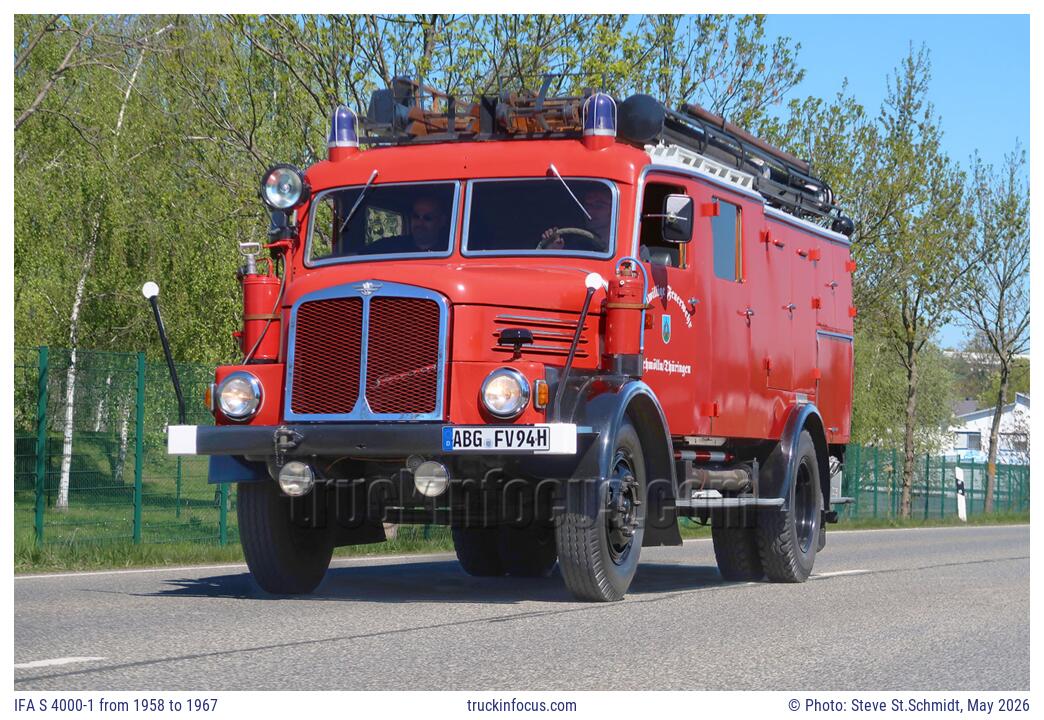 IFA S 4000-1 from 1958 to 1967 Photo May 2026