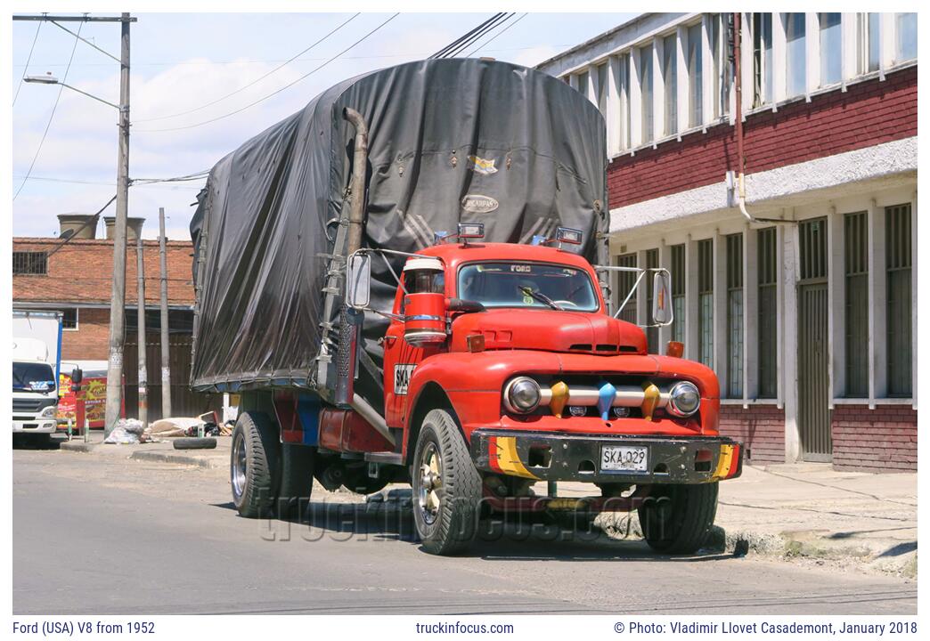 Ford (USA) V8 from 1952 Photo January 2018