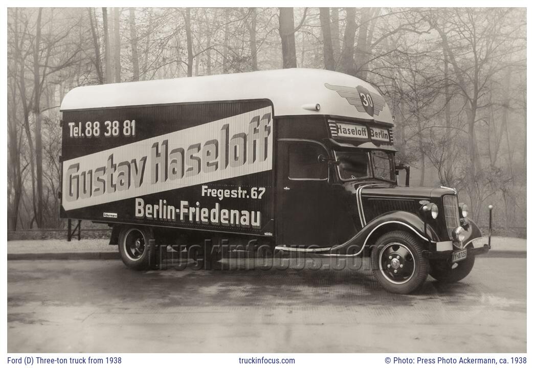 Ford (D) Three-ton truck from 1938 Photo ca. 1938