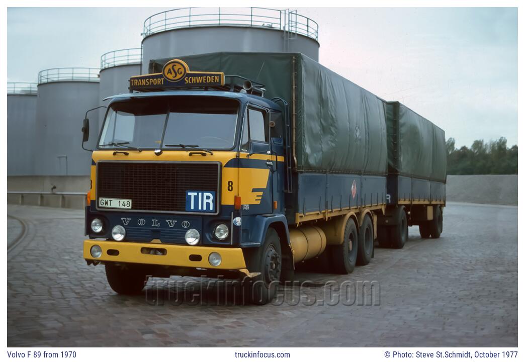 Volvo F 89 from 1970 Photo October 1977