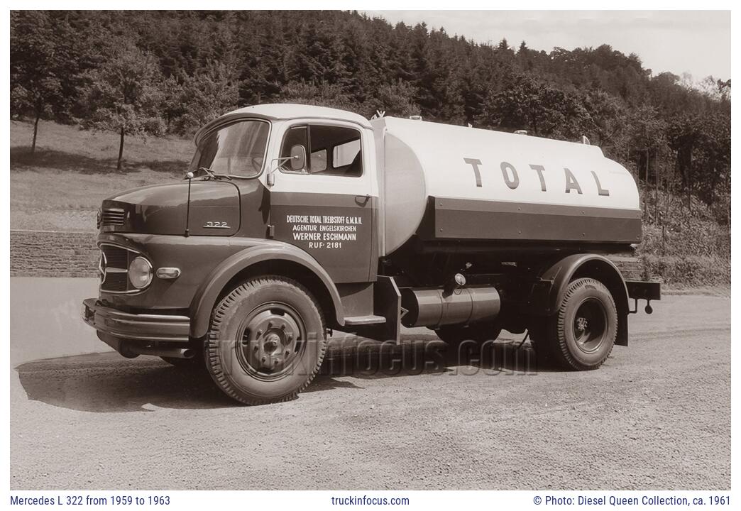 Mercedes L 322 from 1959 to 1963 Photo ca. 1961