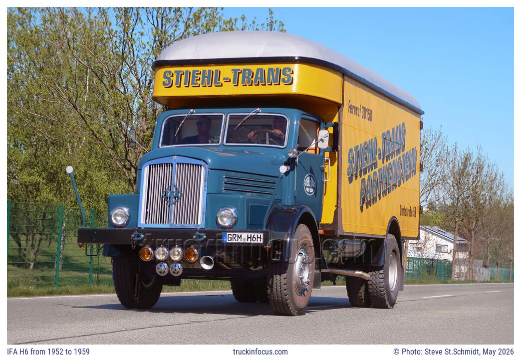 IFA H6 from 1952 to 1959 Photo May 2026