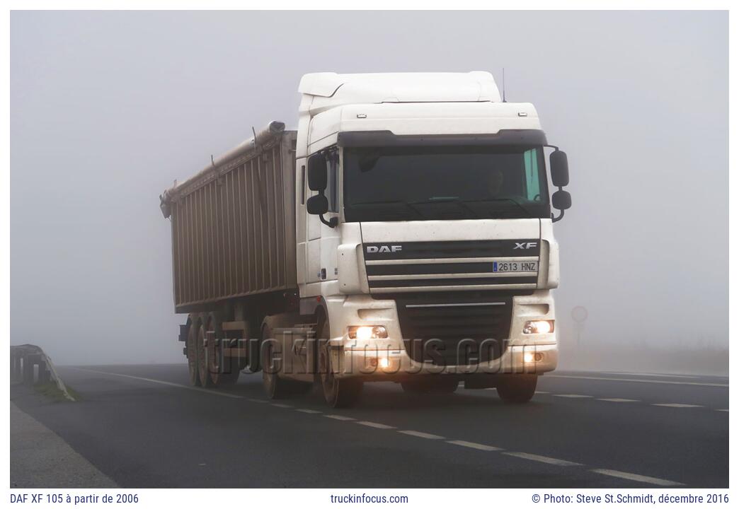 DAF XF 105 à partir de 2006 Photo décembre 2016