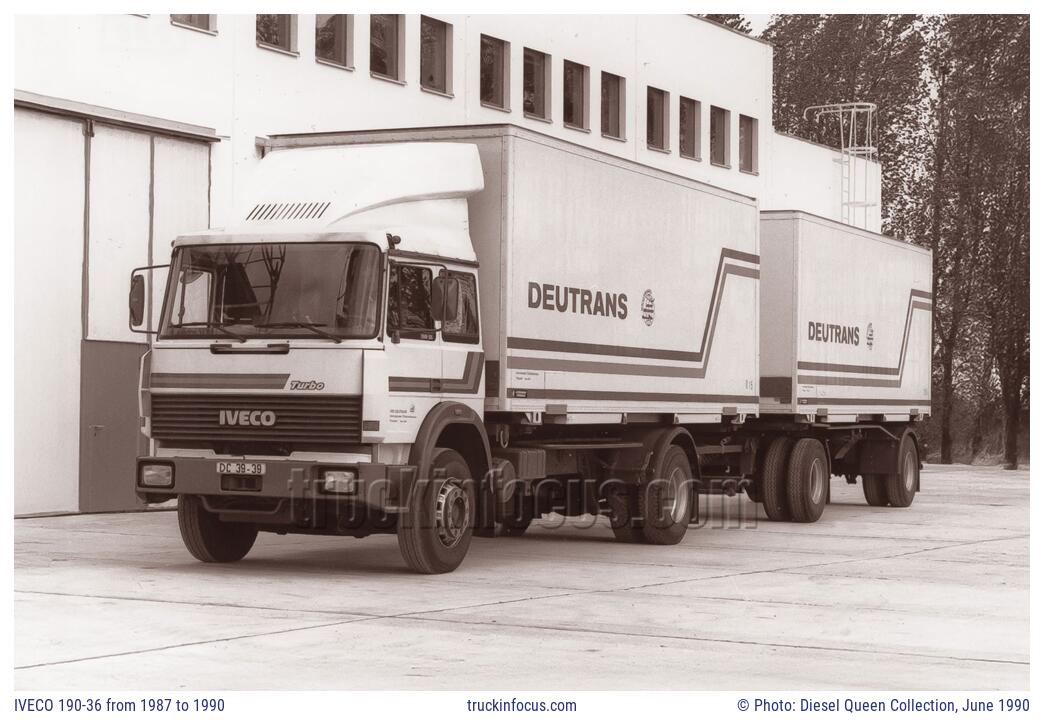 IVECO 190-36 from 1987 to 1990 Photo June 1990