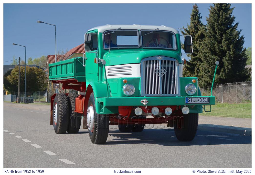 IFA H6 from 1952 to 1959 Photo May 2026
