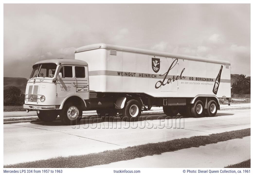 Mercedes LPS 334 from 1957 to 1963 Photo ca. 1961