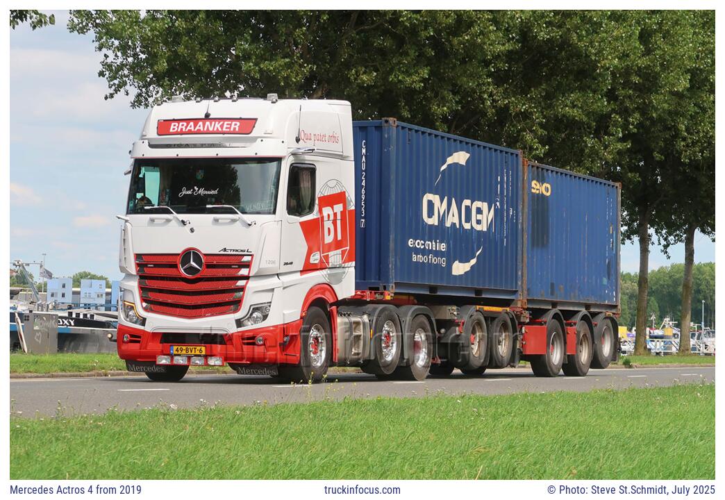 Mercedes Actros 4 from 2019 Photo July 2025