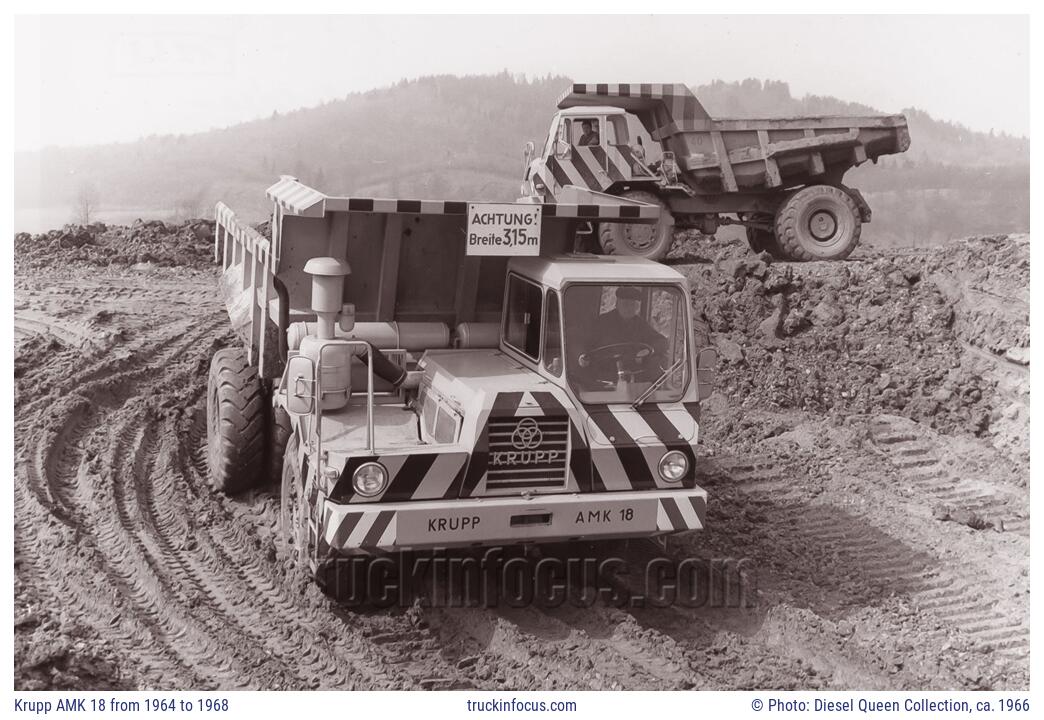Krupp AMK 18 from 1964 to 1968 Photo ca. 1966