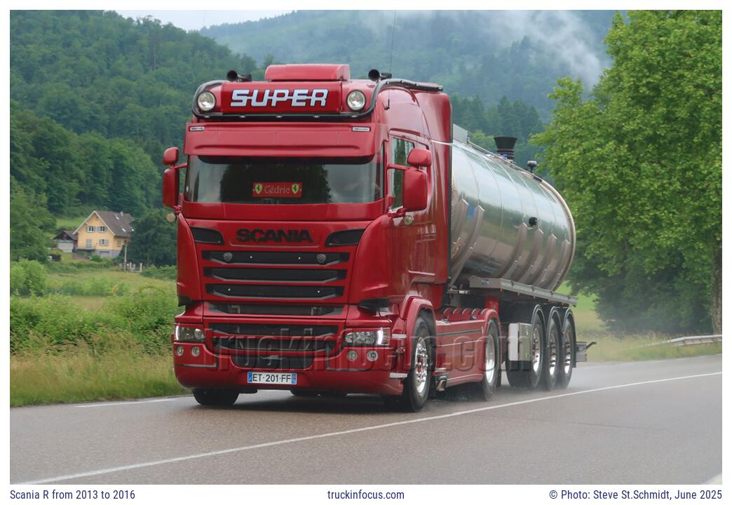 Scania R from 2013 to 2016 Photo June 2025