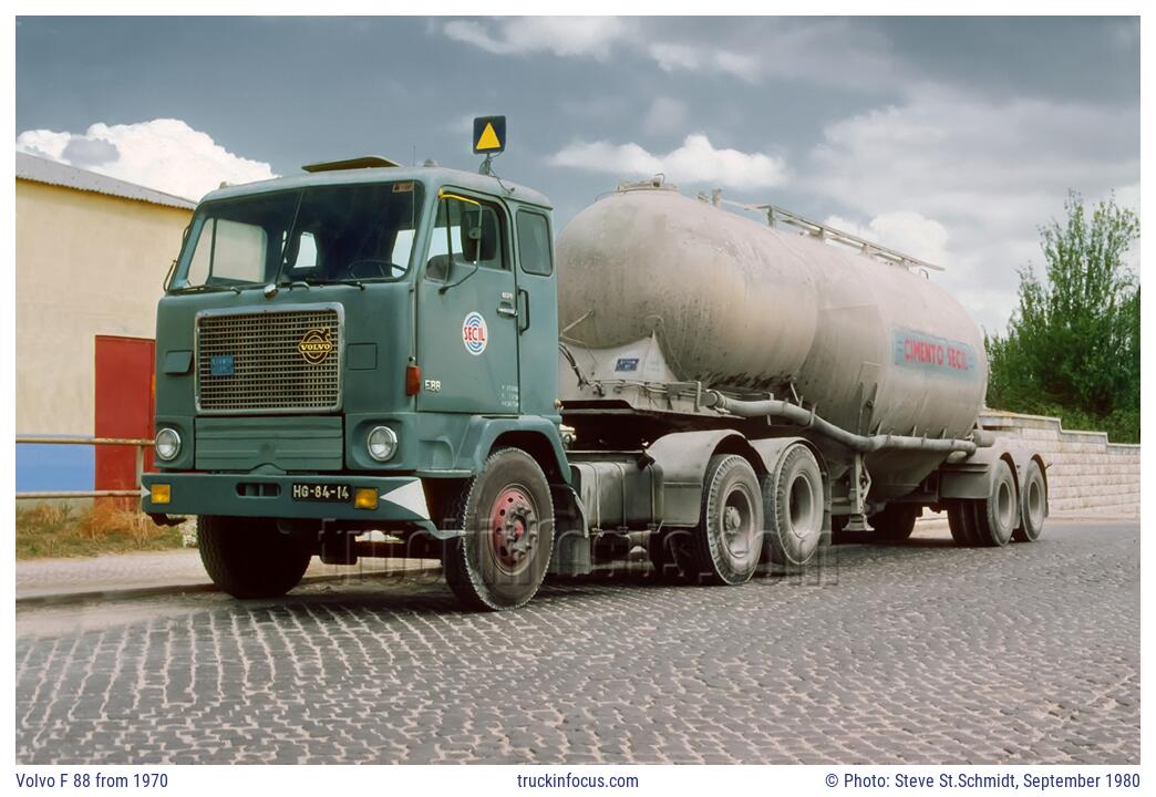 Volvo F 88 from 1970 Photo September 1980