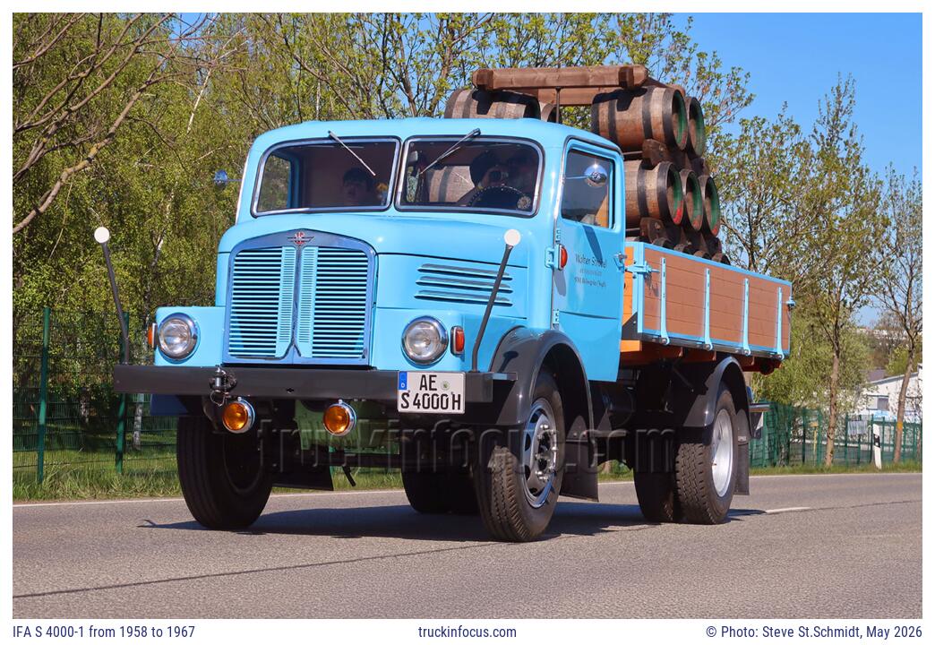 IFA S 4000-1 from 1958 to 1967 Photo May 2026