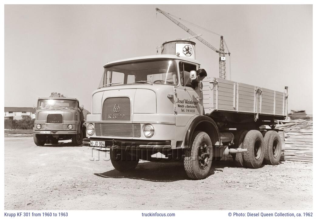 Krupp KF 301 from 1960 to 1963 Photo ca. 1962