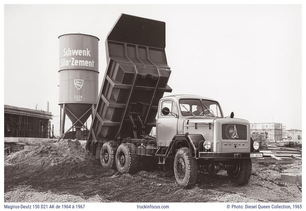 Magirus-Deutz 150 D21 AK de 1964 à 1967 Photo 1965