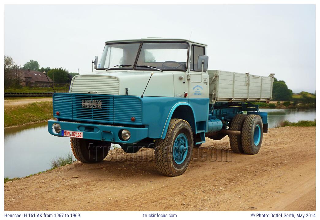 Henschel H 161 AK from 1967 to 1969 Photo May 2014