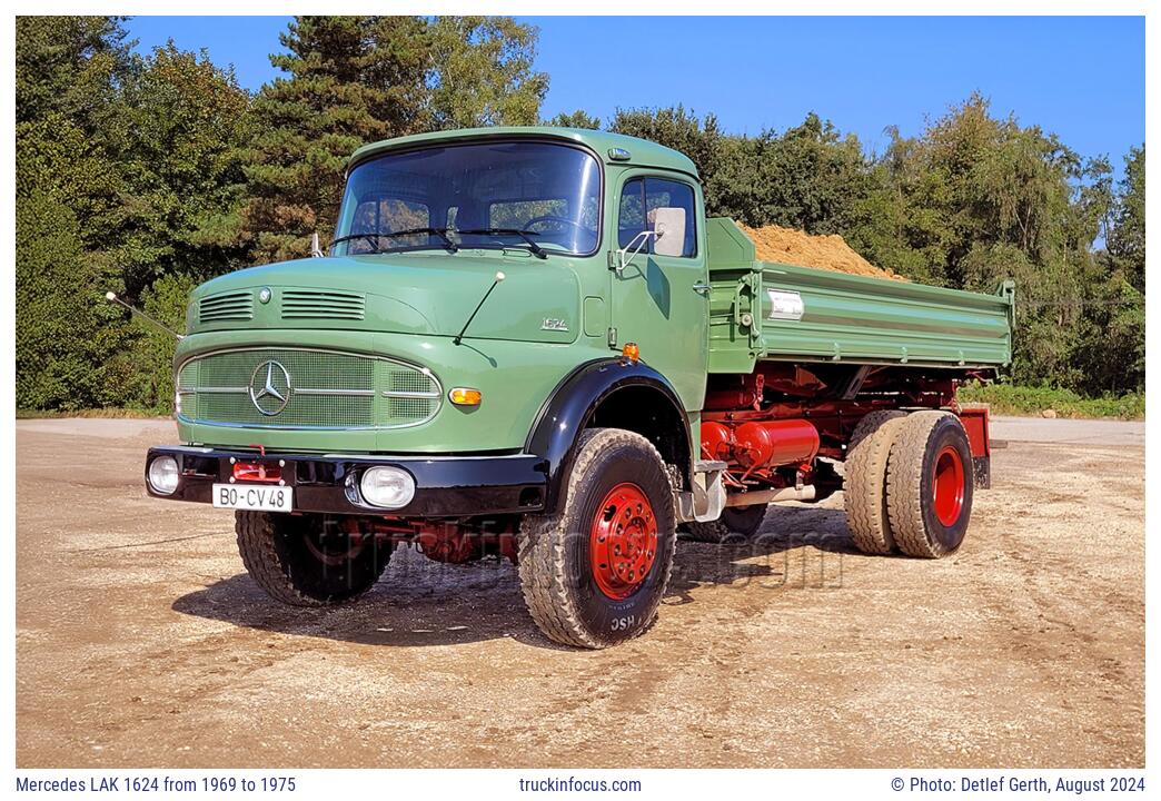 Mercedes LAK 1624 from 1969 to 1975 Photo August 2024