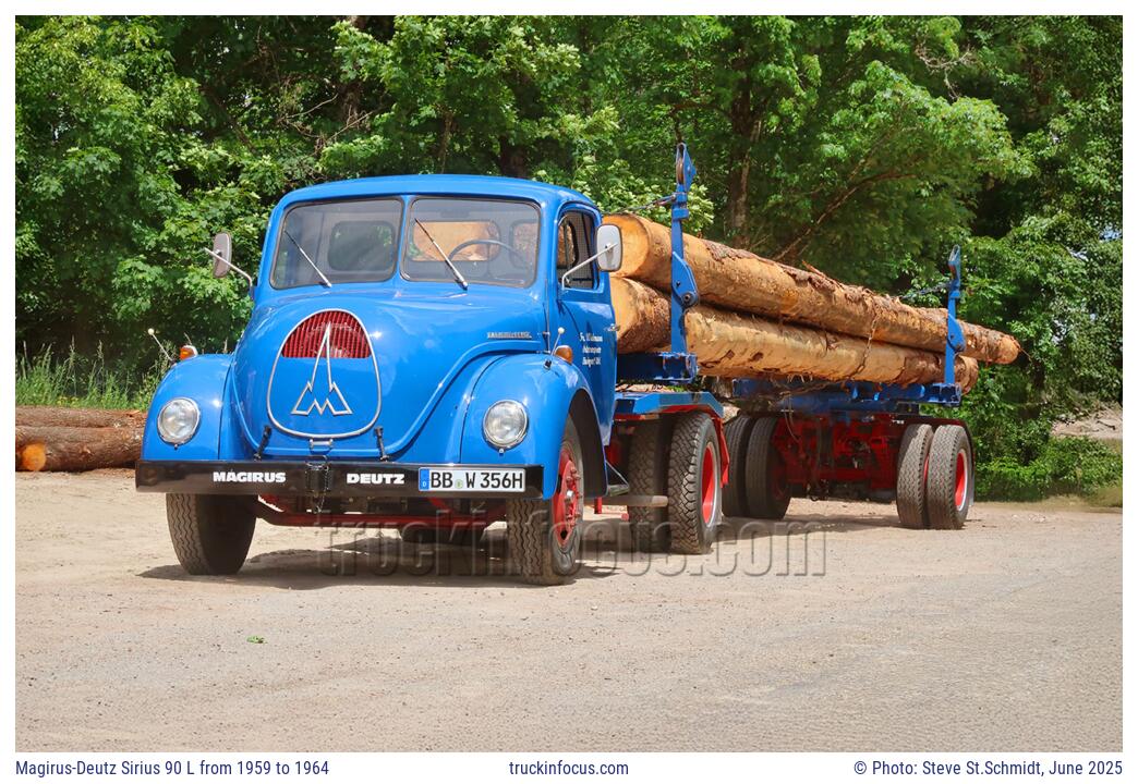 Magirus-Deutz Sirius 90 L from 1959 to 1964 Photo June 2025