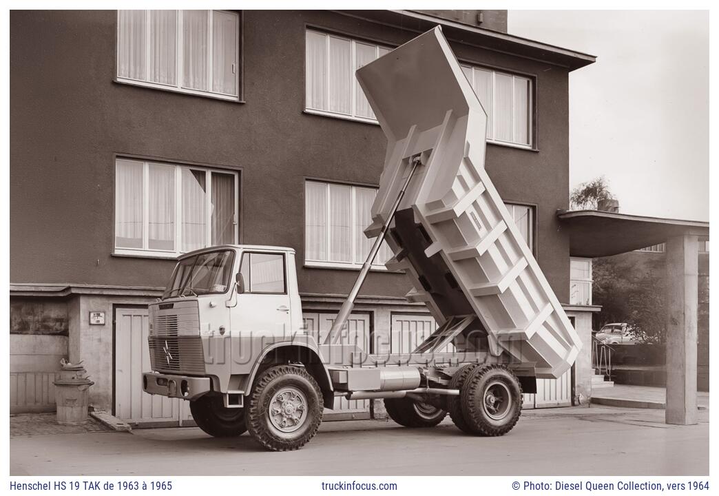 Henschel HS 19 TAK de 1963 à 1965 Photo vers 1964