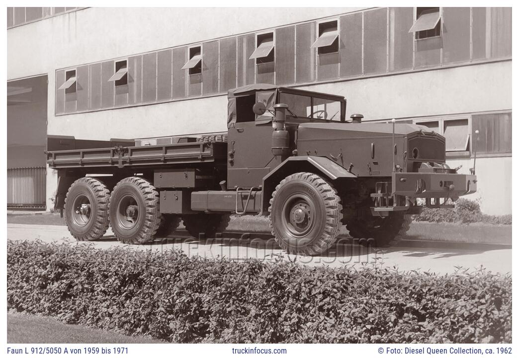 Faun L 912/5050 A von 1959 bis 1971 Foto ca. 1962