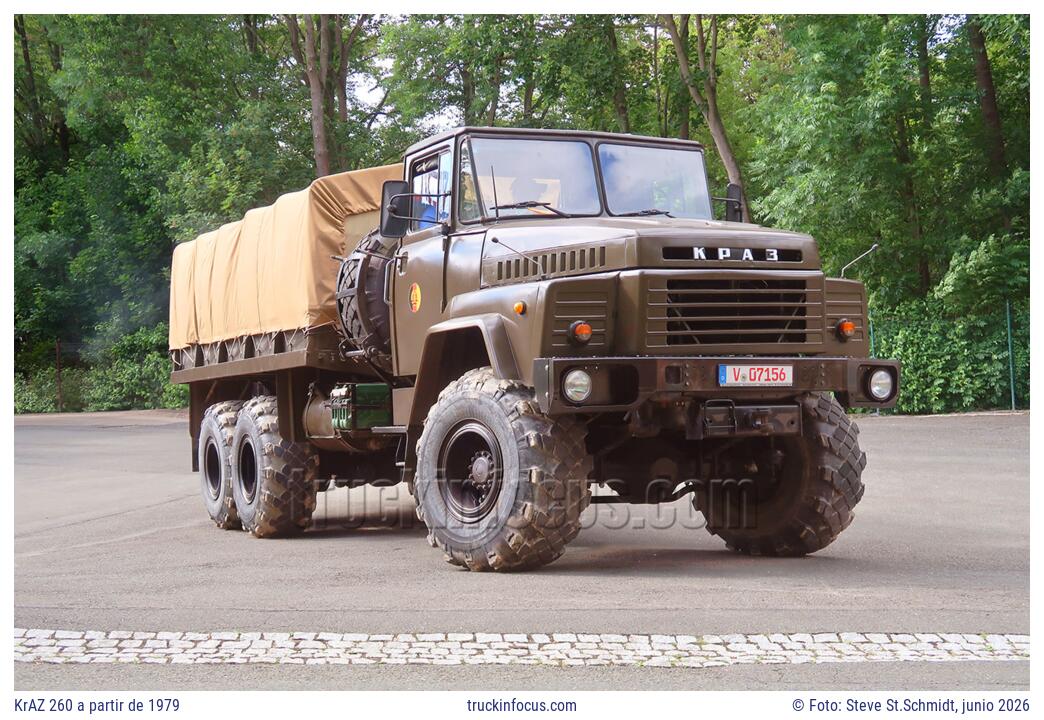 KrAZ 260 a partir de 1979 Foto junio 2026
