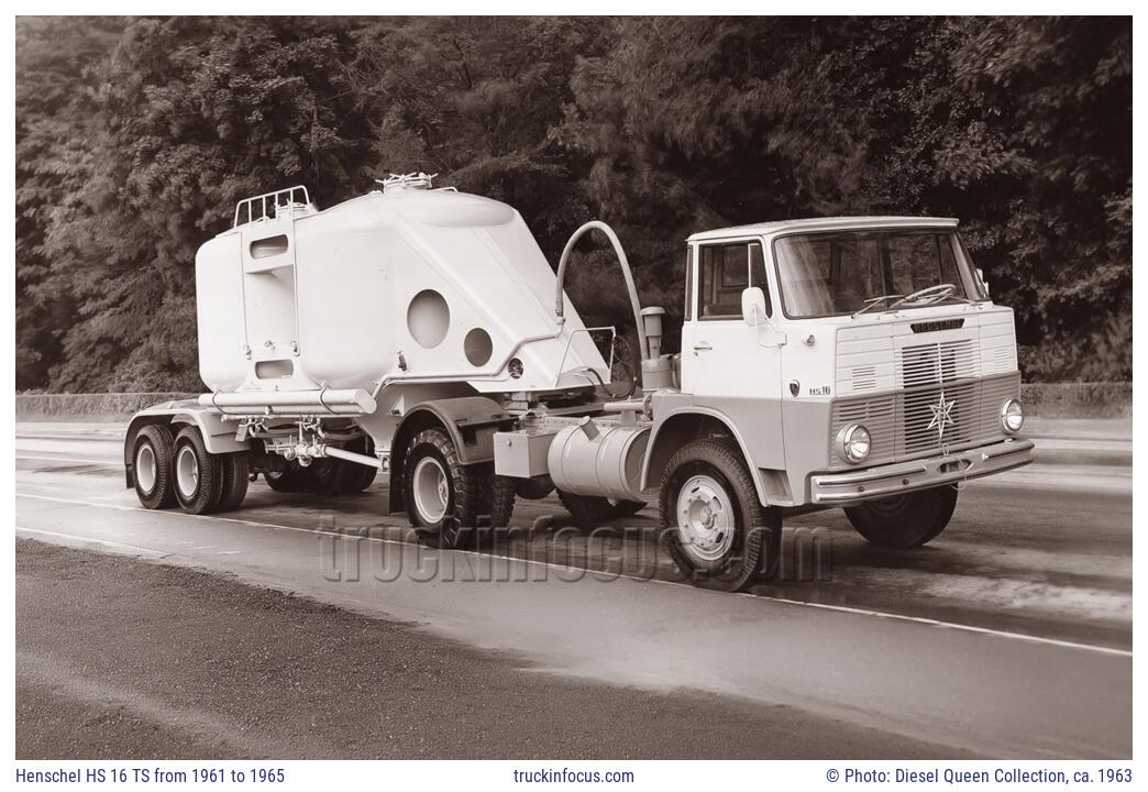 Henschel HS 16 TS from 1961 to 1965 Photo ca. 1963