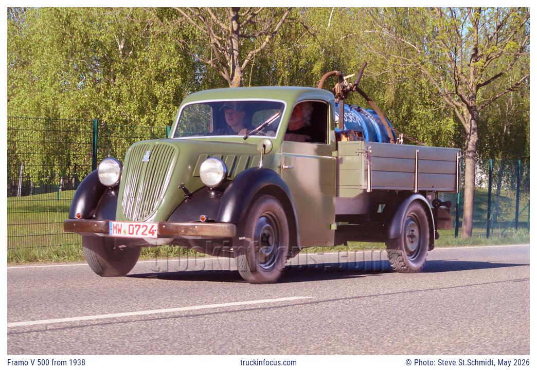 Framo V 500 from 1938 Photo May 2026