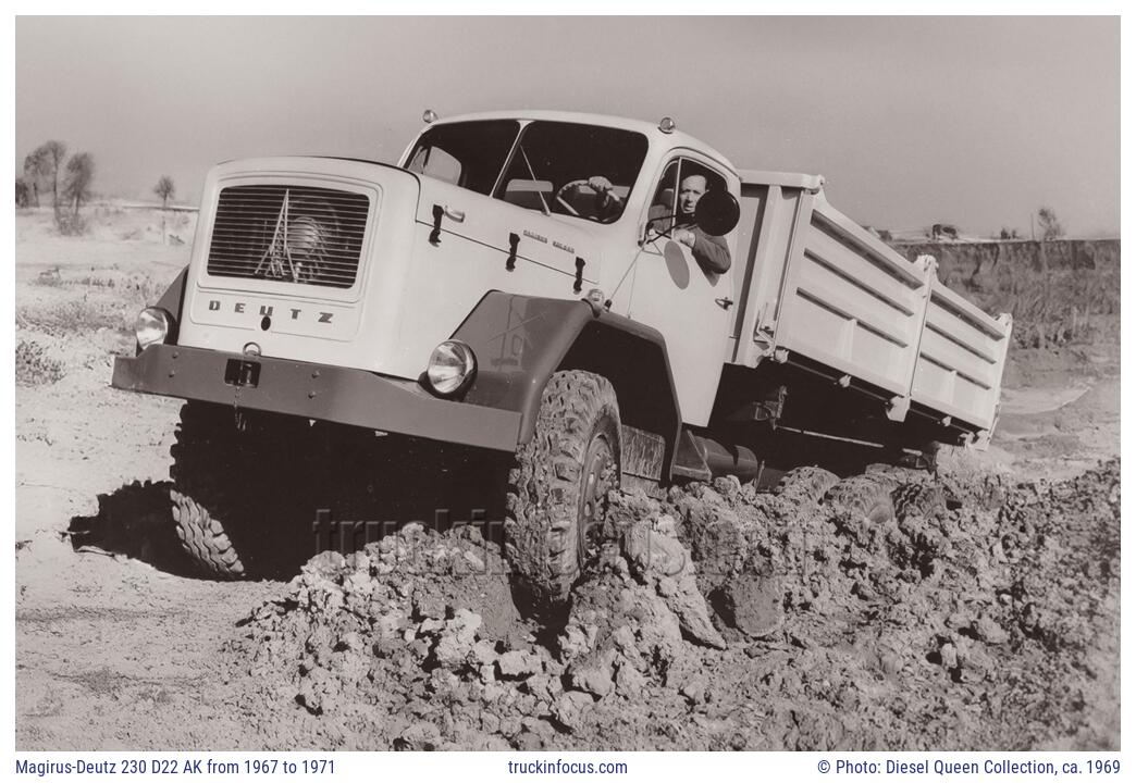 Magirus-Deutz 230 D22 AK from 1967 to 1971 Photo ca. 1969