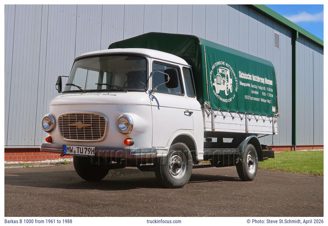 Barkas B 1000 from 1961 to 1988 Photo April 2026